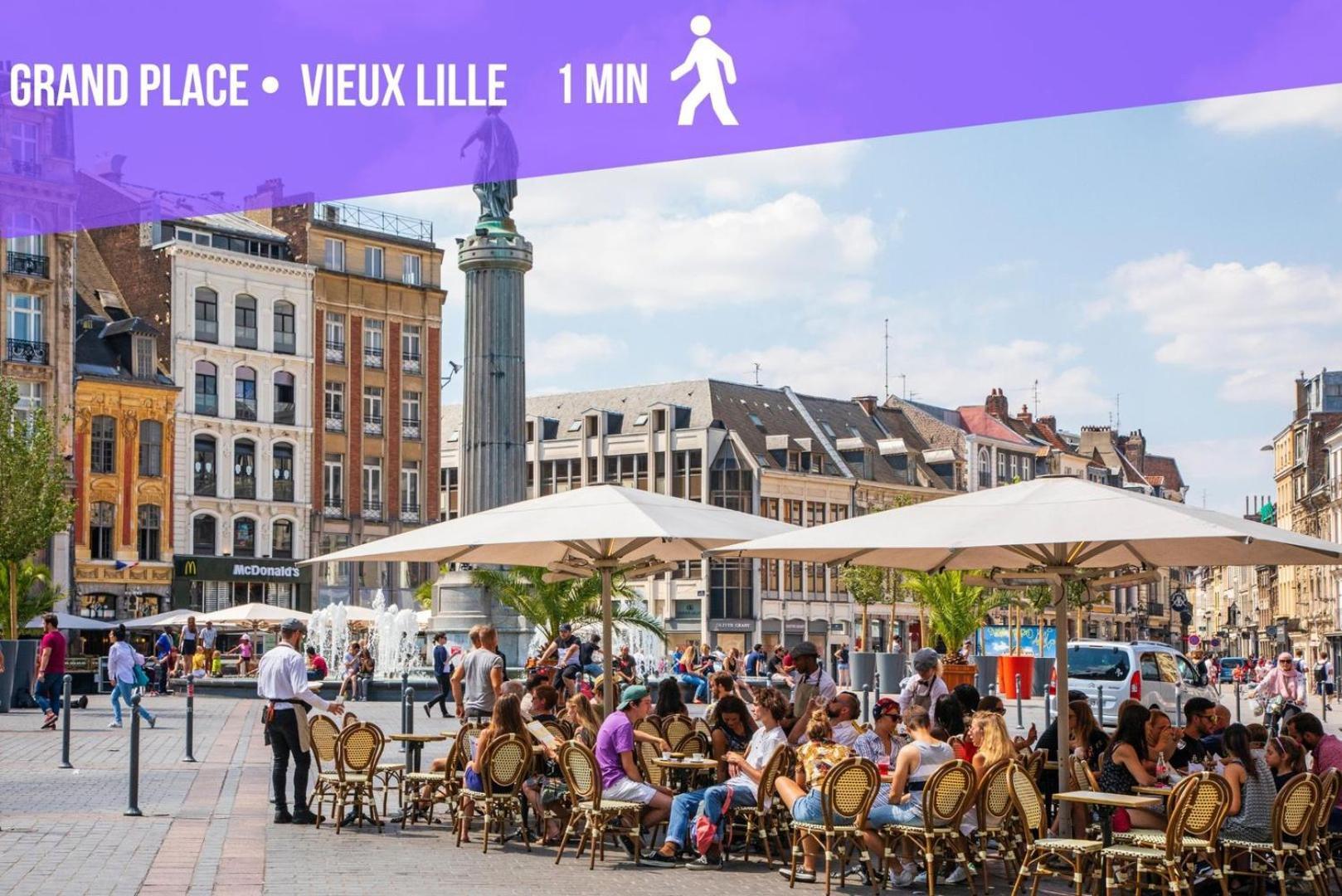 Superbe Appartement Sur La Grand Place, Avec Vue ! Lilla Esterno foto
